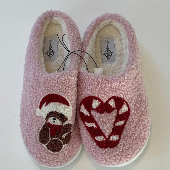 Women's Pink and Red Slippers - Picture 4 of 4